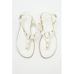 Trendyol Shoes Ženske sandale Takss26Sd00015, Bele Cene