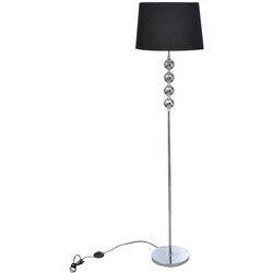 vidaXL podna svjetiljka sa visokim postoljem i 4 kugle crna Cijene