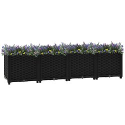 vidaXL povišena gredica 160 x 40 x 38 cm od polipropilena Cijene