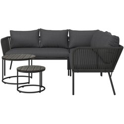 Modern Living Lounge Garnitura Cemi, Antracit, 4-Delno Cene