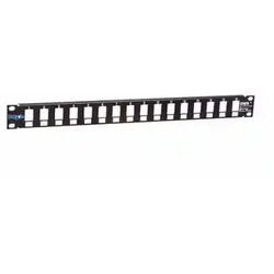 Mirsan patch panel 19/1U sa 16 slotova ,bez modula RAL9005 MR.19P16P1U.01 Cene