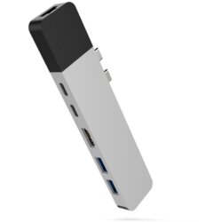 HYPER Hub Drive Net 6 En 2 USB-C MacBook Pro Plata, (20837288) Cene
