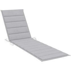  Jastuk za ležaljku sivi 200 x 50 x 3 cm od tkanine Oxford Cijene