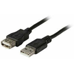 Efb Podaljšek USB A-A 1,5m črn dvojno oklopljen K5248SW.1,5 Cene
