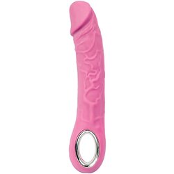 Fantasy toys Silikonski vibrator sa grejanjem – Prometheus Pink Cene