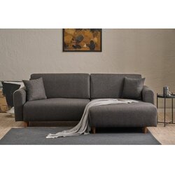 Atelier Del Sofa ugaona garnitura mane right anthracite Cene