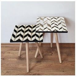 Hanah home set stolića za kafu 2Shp27, 2 dijela, šareni Cene