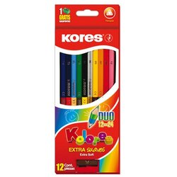 Kores Bojice drvene 2 vrha 12/1+šiljilo KOR93212 Cene