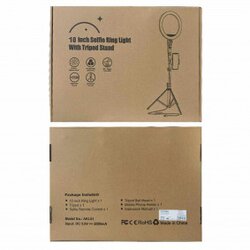 DEVIA light ring 10 inch crna Cene