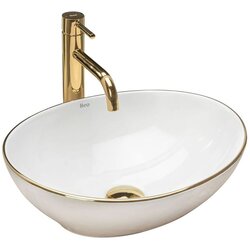 REA Bath Umivalnik Sofia Gold Edge Cene