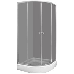 AQUAART tuš kabina gray 90R polukružna 90x90x205 cm Cene
