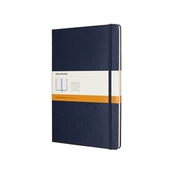 Moleskine Dnevnik XL, tvrde korice, plava - crte Cene
