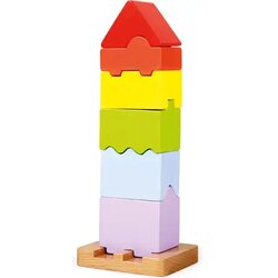 Bino Toys Set drvenih elemenata za izradu tornja - 7 kom Cene