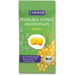 HOYER Organske manuka medene pastile za grlo - biljne Cene