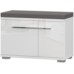 Jela Jagodina komoda PIANO-K2 - kolekcija piano - kristalno bela hg lak/kristalno bela hg lak - 76x53x36 cm Cene