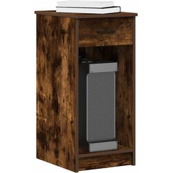 TOWER stalak za računalo s ladicom boja hrasta 35x45x77 cm Cene