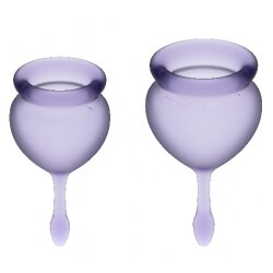 Satisfyer Komplet menstrualnih čašica - Feel Good, lila Cijene