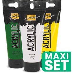 Artmie Solo Goya Set akrilnih barv 3x100 ml - Zmešajte svojo zeleno Cene
