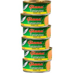 Giana Tuna komadi u sojinom ulju, 170g, 6 komada Cene