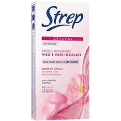 STREP Crystal trake za depilaciju lica 20kom Cene