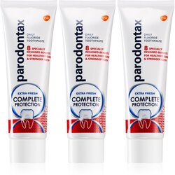 Parodontax Complete Protection Extra Fresh pasta za zube s fluoridom za zdrave zube i desni 3x75 ml Cene