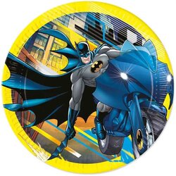 Procos Batman rumeno-črni papirnati krožniki, set 8 kosov Cene
