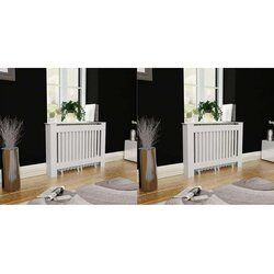  Pokrovi za radijator 2 kom bijeli mdf 112 cm Cijene