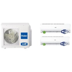 Haier multi split sistem 24000 btu sa 2 zidne unutrašnje jedinice 12k+12k Cene
