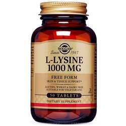 Solgar l-lysine, 1000 mg – podrška imunitetu i zdravlju kože 50 kapsula Cene