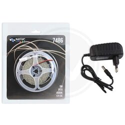 springos Komplet LED trak 2835 5m 300 LED IP20 nevtralno bel 4500K + napajalnik Cene