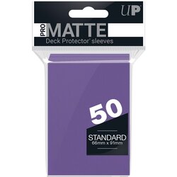 Ultra PRO omoti za karte - PRO-Matte 50ct Standard Deck Protector sleeves: Purple Cene