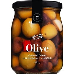 Viani Alimentari OLIVE - koktail oliv, česna in čilija Cene