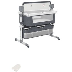 Magic ZC Otroška postelja, nastavljiva višina, vključena daljinska upravljalnik, BJJ-601-GREY, (5000239159) Cene