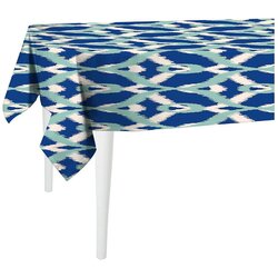 Mike & Co. NEW YORK Modro-zelen namizni prt Honey Coastal, 220 x 140 cm Cene