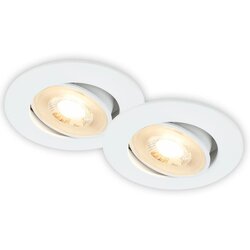BRILO led vgradne luči besi bele ø 8 cm komplet 2 kosov Cene