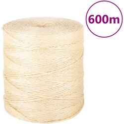vidaXL Vrv iz 100 % sisala 2 mm 600 m Cene