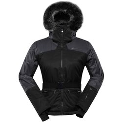 Alpine pro Women's ski jacket with ptx membrane OLADA black variant pa Cene