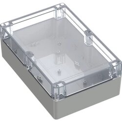 TRU COMPONENTS 6U07211408139 TC-13865172 industrijsko kućište 209.7 x 139.8 x 75 polikarbonat svijetlosiva, prozirna 1 S Cene
