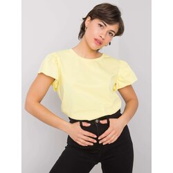 FANCY Blouse-FA-BZ-7041.19-light yellow Cene
