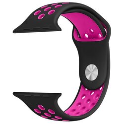  Narukvica za Apple Watch Sport Silicone Strap black rose S/ M 42/ 44/ 45 mm Cene