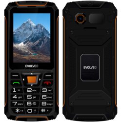 Evolveo - StrongPhone Z6 vodootporan Dual SIM telefon crna/narandžasta Cene