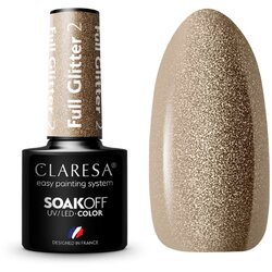 Claresa trajni lak za nokte uv/led Full Glitter 2 5ml Cene