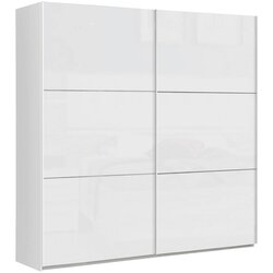 home24 omara z drsnimi vrati, bela, bela, visoki sijaj Cene