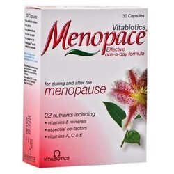 Vitabiotics Menopace Dodatak ishrani za žene u menopauzi, 30 kapsula Cene
