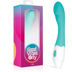 Good Vibes Only vibrator G-točke Tate, tirkizan Cene