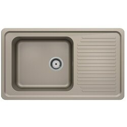 Carea Pomivalno korito Carea Venus (86 x 50 cm, CAREAlith®, taupe) Cene