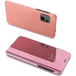 Clear View etui za Samsung Galaxy A20s rožnat Cene