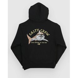 Salty Crew Lurking Kids Pulover s kapuco black Cene