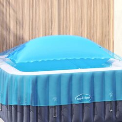 vidaXL Blazina za bazen Modra 400 x 200 x 140 cm PVC Cene
