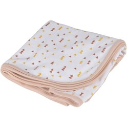 Bébé Douceur Bijela pamučna deka za bebe 75x75 cm Forest – Cene